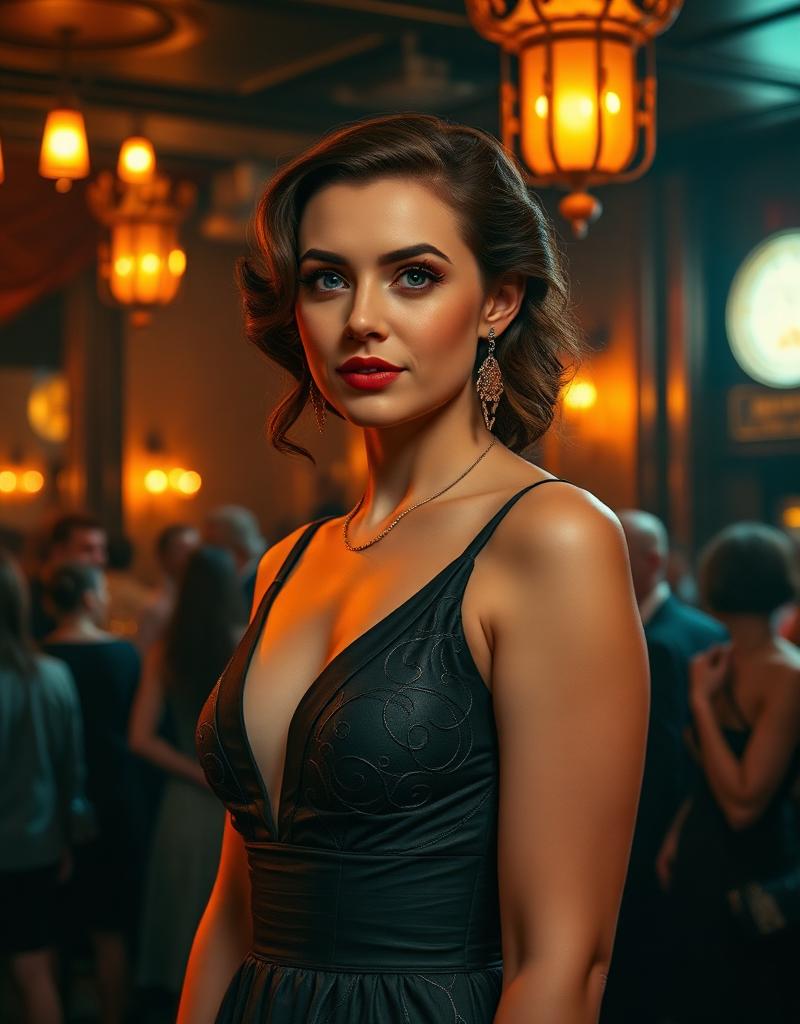 AI generated 1920s jazz club